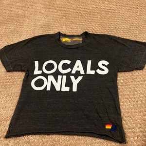 LOCALS ONLY aviator nation shirt!! Size xs!! Perfect condition!!!